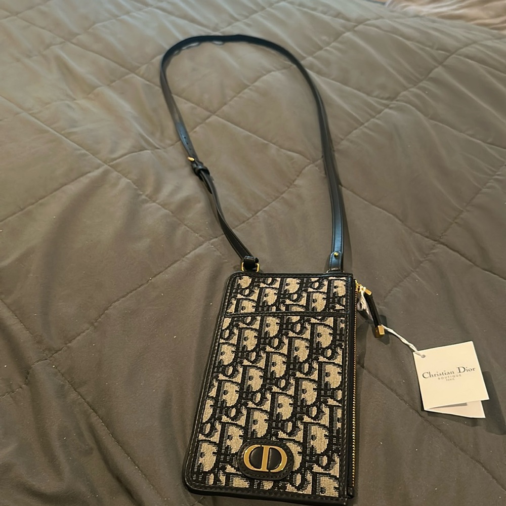 Beautiful dior crossbody wallet on a strap